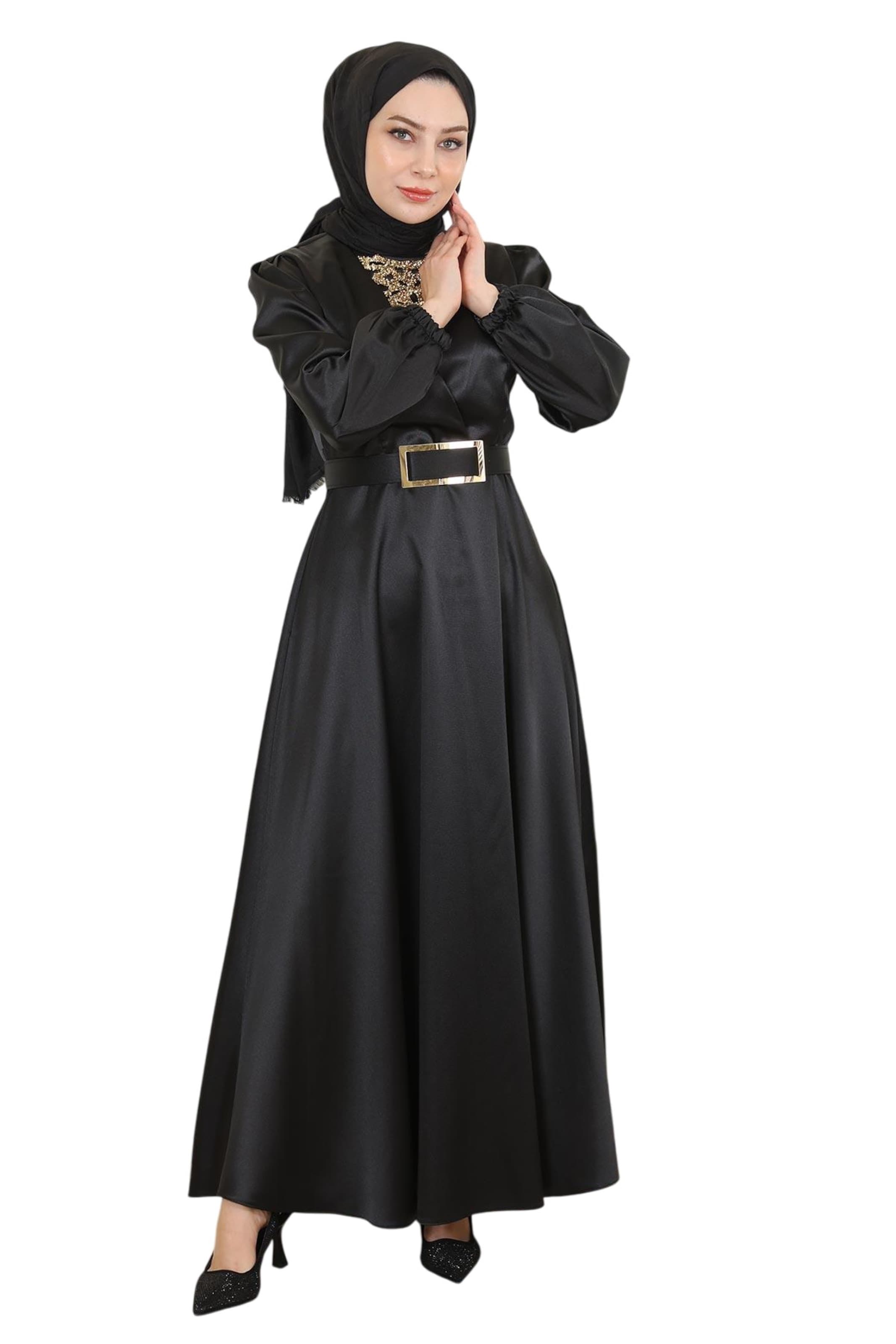 MODAMIHRAM Avondjurk in Zwart