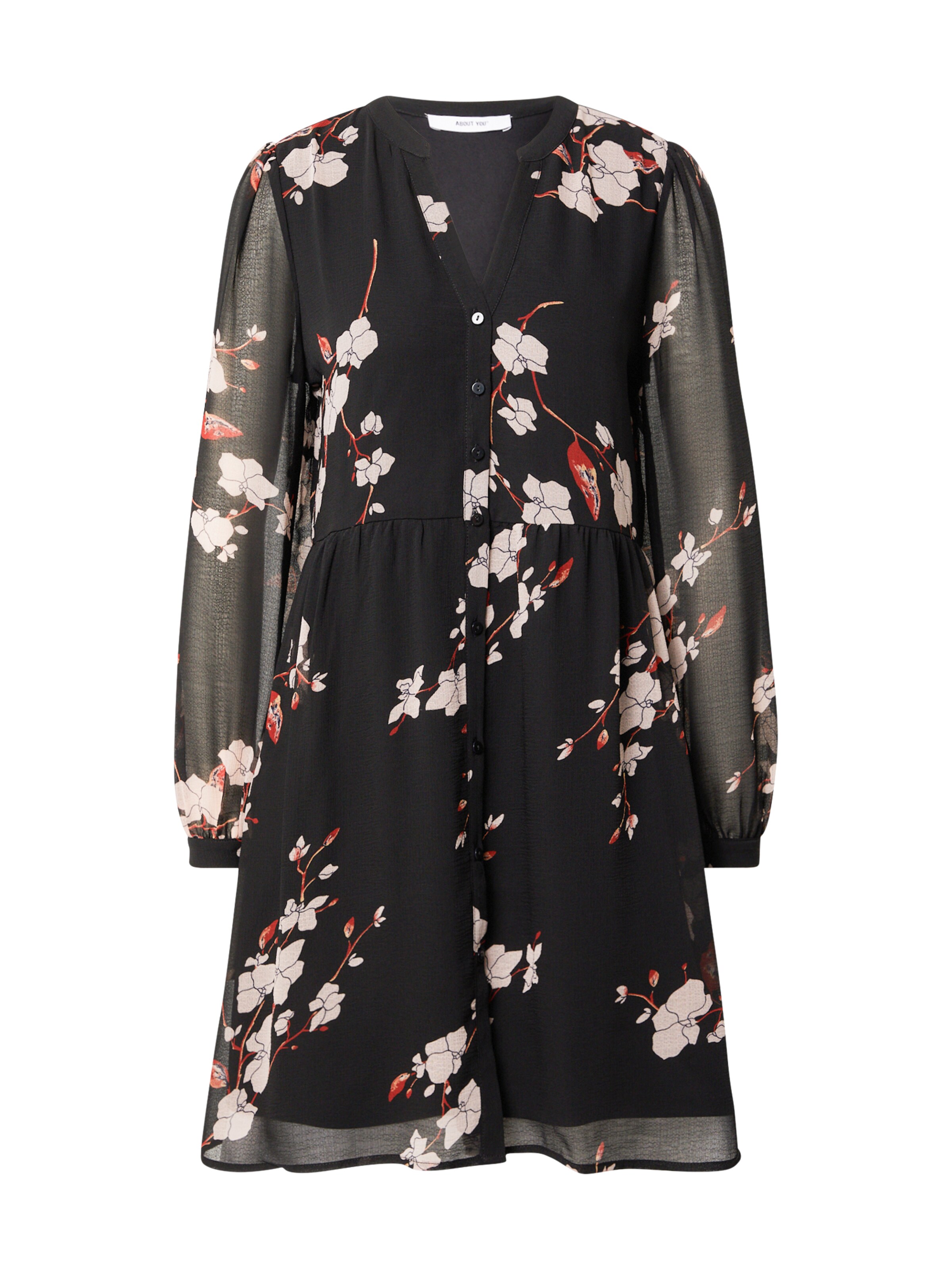 ABOUT YOU Klänning 'Viola' i svart: framsida