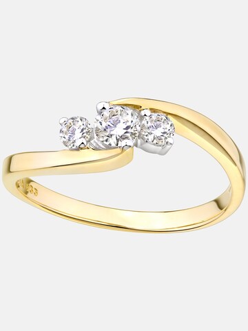DIAMANT LETERNEL Ring 'Trilogie'‌‌‌‌‌‌‌‌ in Gold: Vorderseite