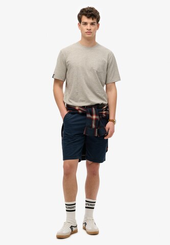 T-Shirt 'The Merchant Store' Superdry en gris