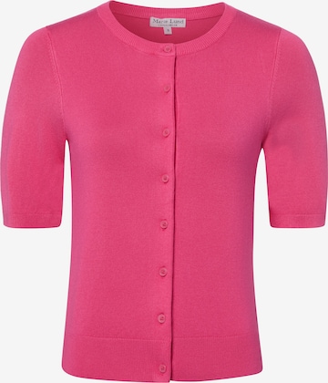Cardigan Marie Lund en rose : devant