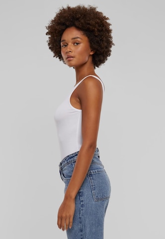 Urban Classics Shirt Bodysuit in White