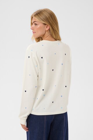 SAINT TROPEZ Sweatshirt 'JohanniSZ' i hvid