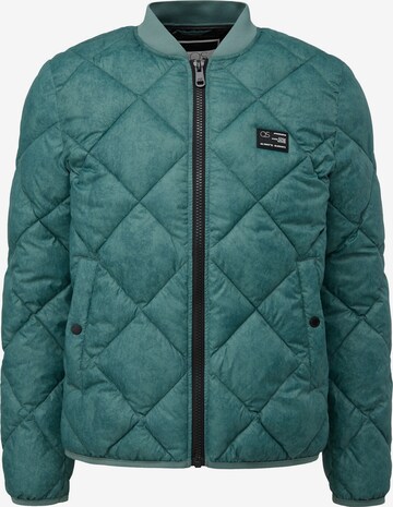 QS Between-Season Jacket in Green: front