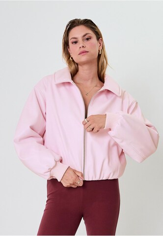 OH APRIL Between-Season Jacket 'Bobbie' in Pink: front