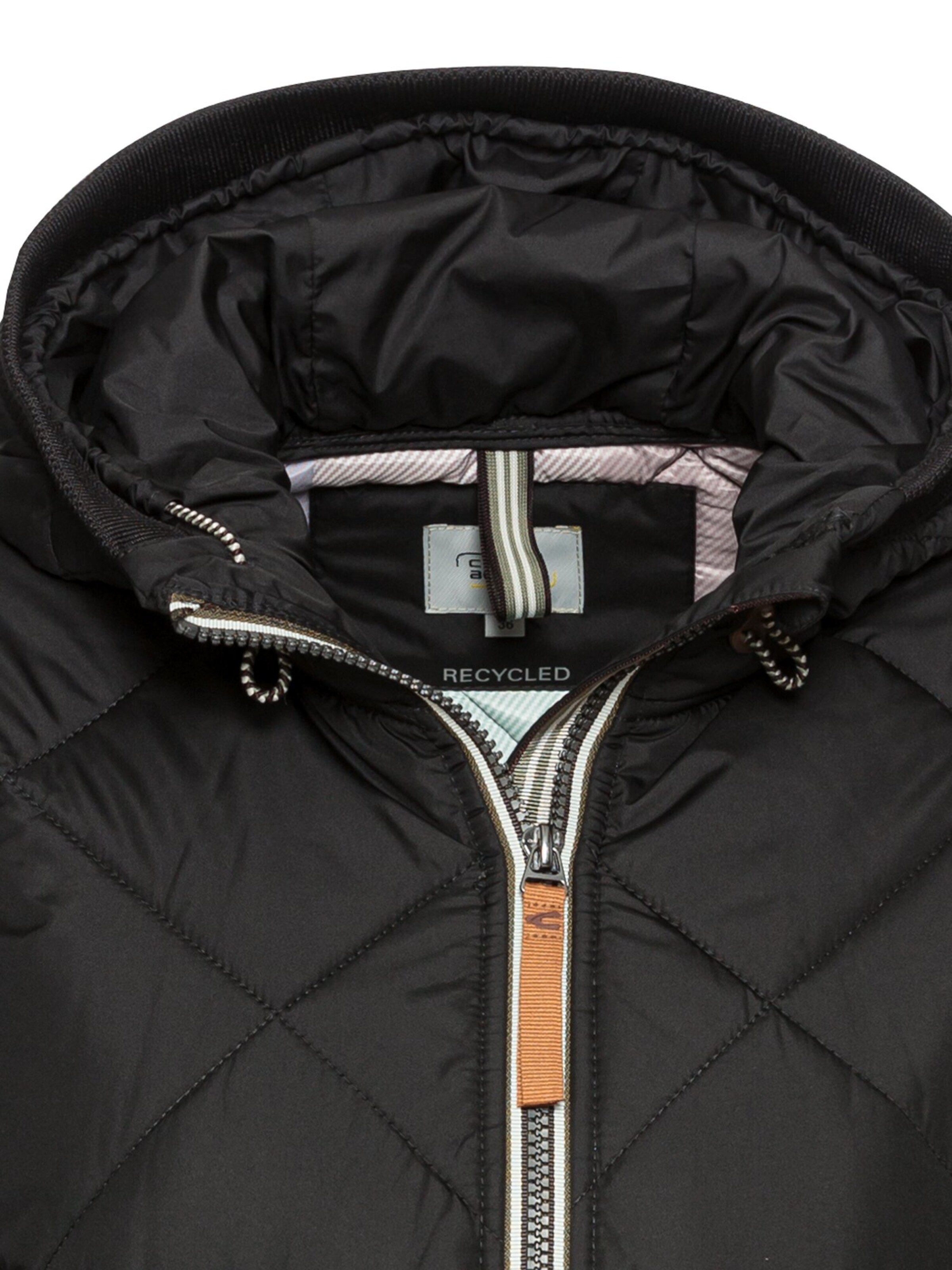 CAMEL ACTIVE Steppmantel in Schwarz