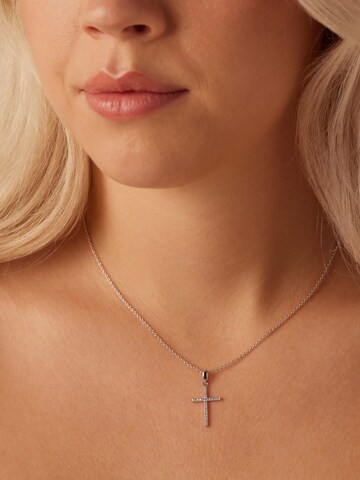 Lucardi Ketting 'Basic' in Zilver: voorkant