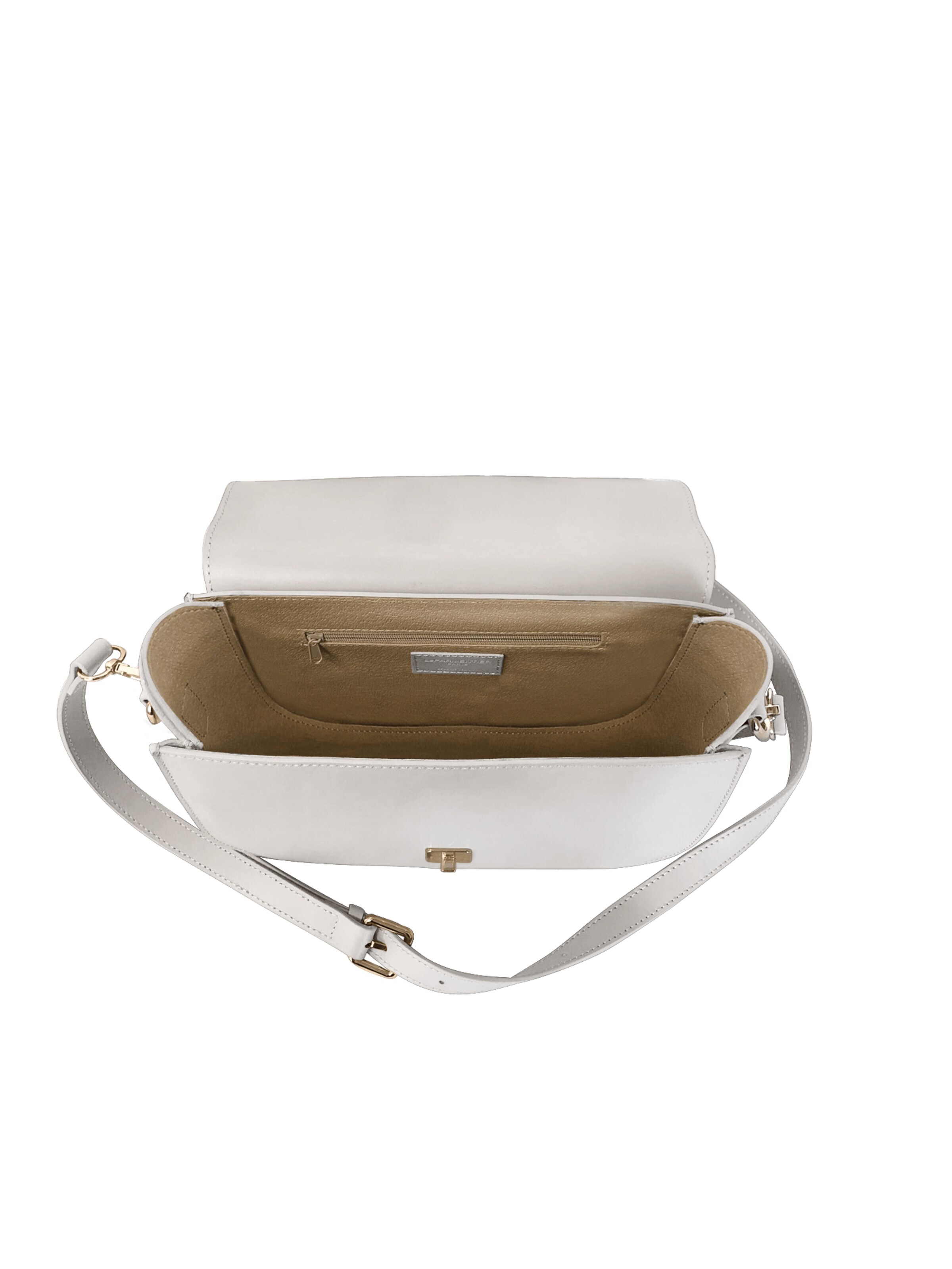 LeParmentier - Bolso de hombro 'San Pedro' en blanco