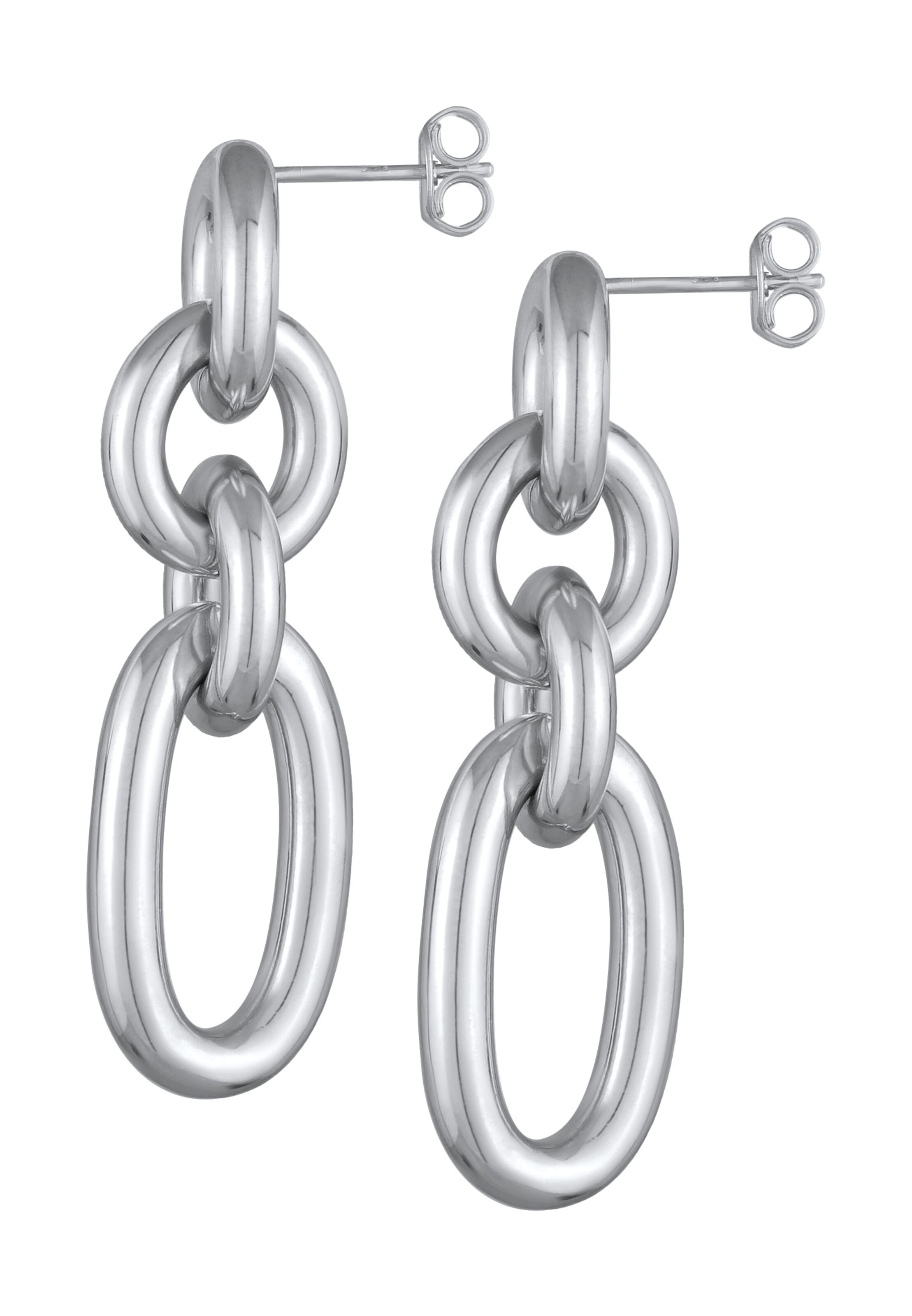 ELLI Earrings 'Glieder' in Silver
