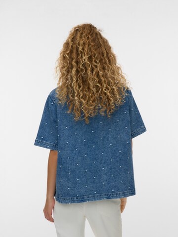 Vero Moda Curve Blúz 'VMCDionne' - kék