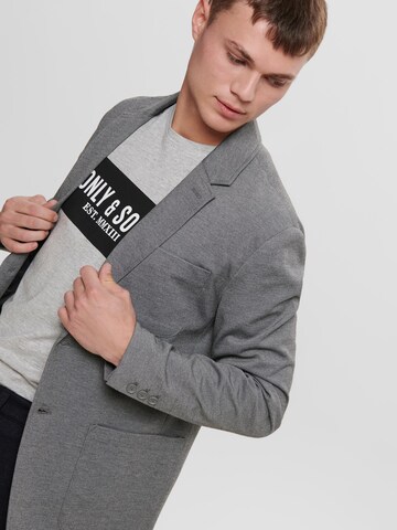 Only & Sons Regular Suit Jacket 'Mark' in Grey