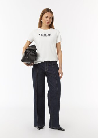 T-shirt COMMA en blanc