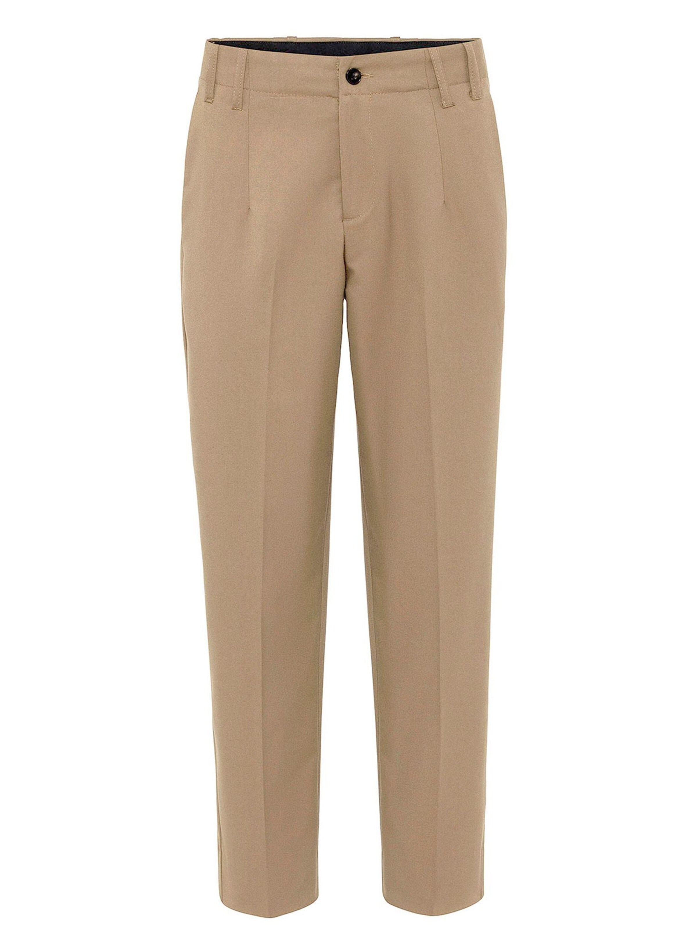 Regular Pantalon à pince Antioch en beige : devant