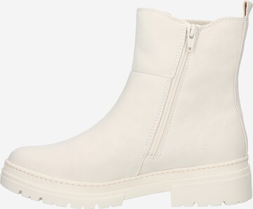 JANA Chelsea boots i vit