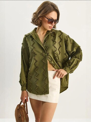 Camicia da donna di Bianco Lucci in verde