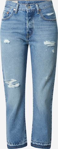 Jeans '501 Crop' de la LEVI'S ® pe albastru: față