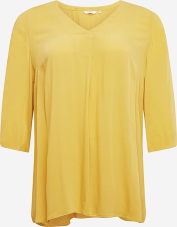 Tom Tailor Women + Blouse in Yellow: front