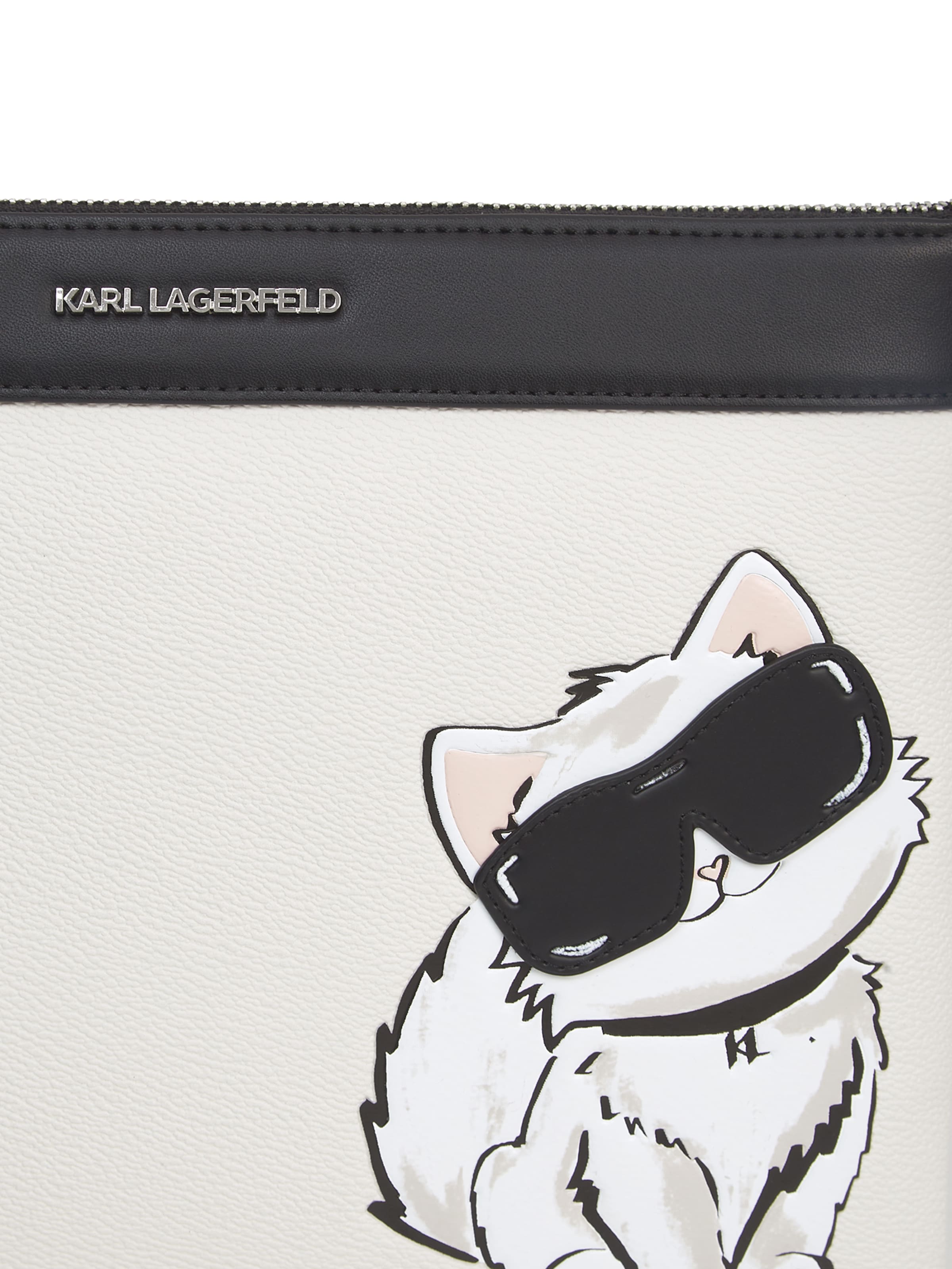 Karl Lagerfeld Plånbok ' Ikon Choupette Beutel ' i vit