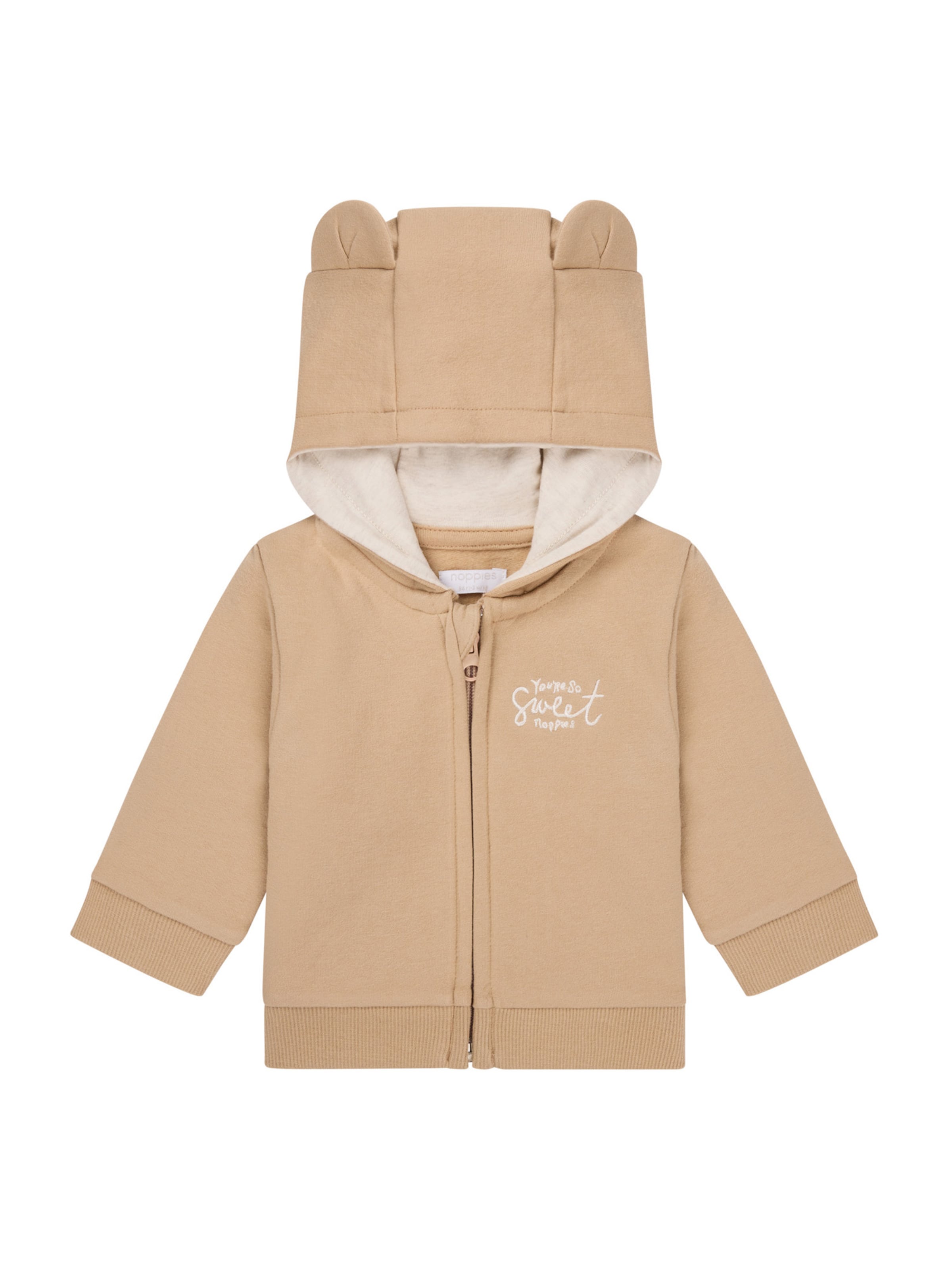 Noppies Ζακέτα φούτερ 'Osage' σε μπεζ: μπροστά