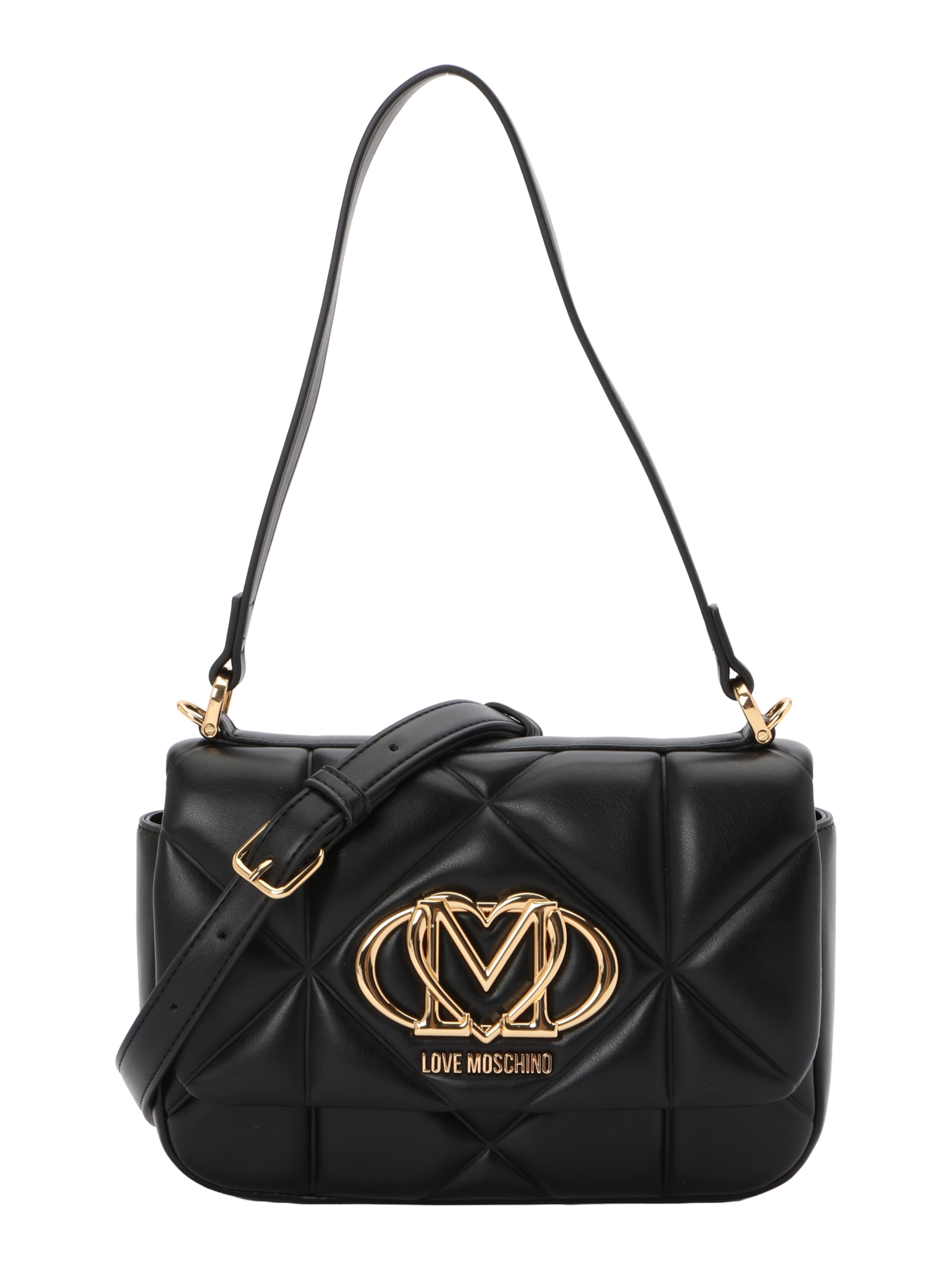 juoda Love Moschino Rankinė ant peties: priekis