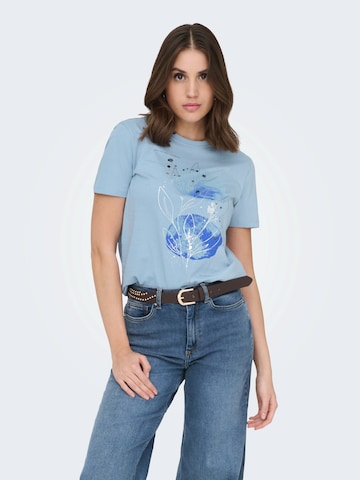 mėlyna ONLY Marškinėliai 'ONLKITA JANY'