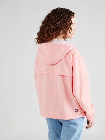 Tommy Jeans Between-season jacket 'Chicago' in Pink