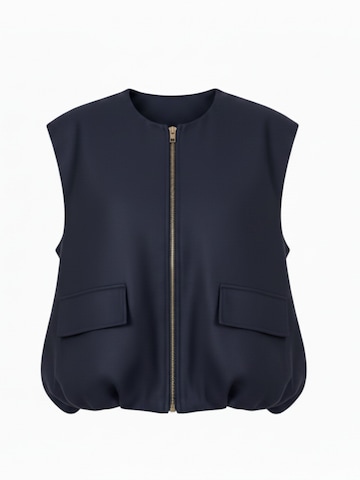 Gilet 'Jade' WEARABLE STORIES en bleu : devant