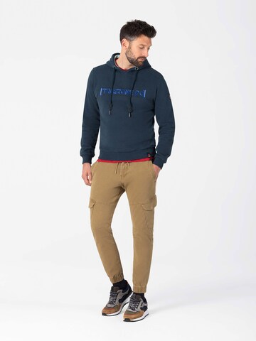 Sweat-shirt TIMEZONE en bleu : devant