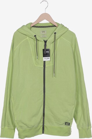 CAMEL ACTIVE Sweatshirt & Zip-Up Hoodie in XXL in Green: front