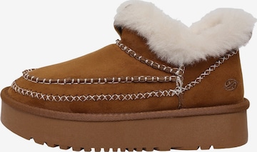 Dockers by Gerli Snowboots in Bruin: voorkant