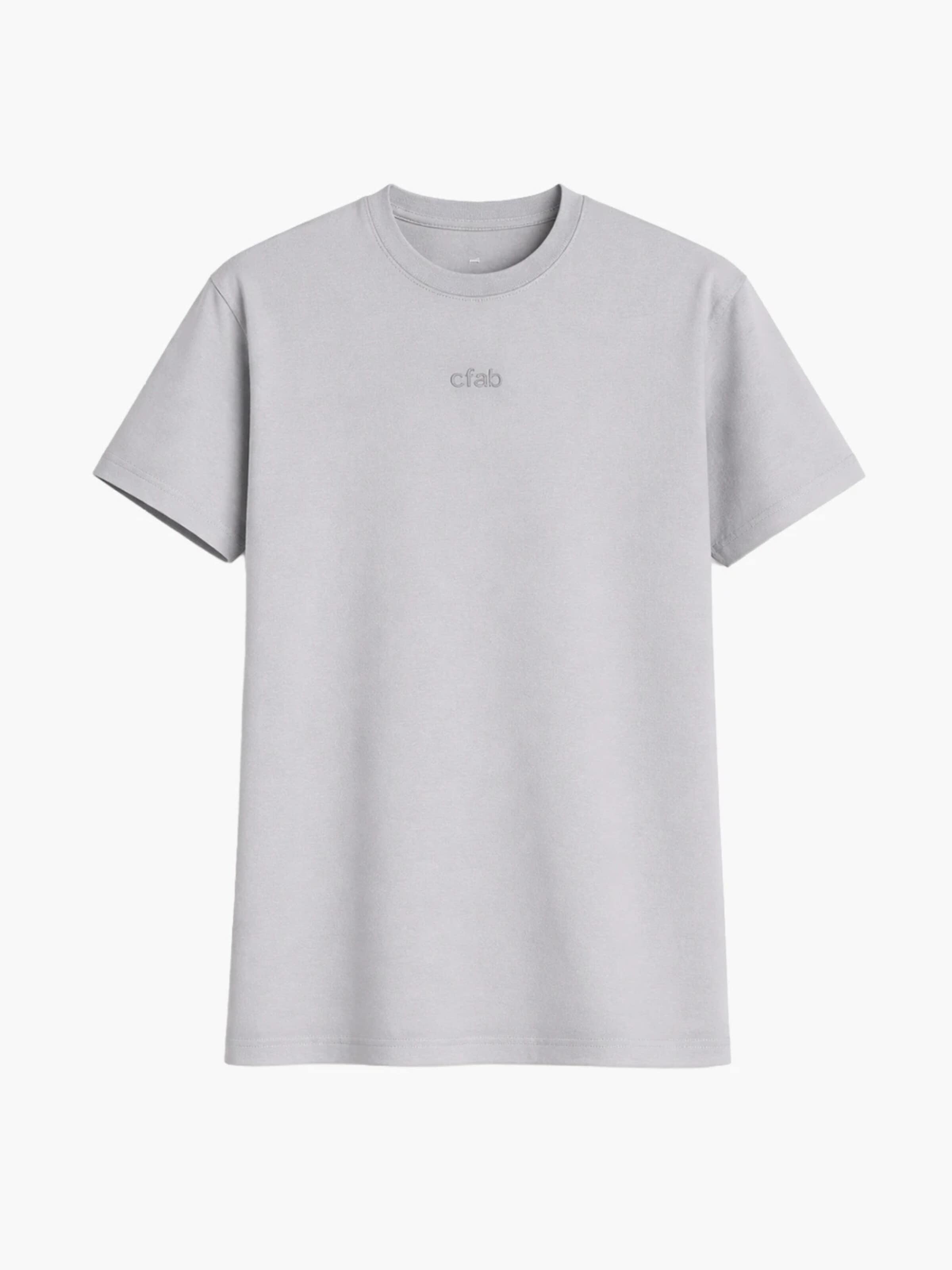 T-Shirt 'Relaxed Tee' cfab (formerly creamy fabrics) en gris : devant