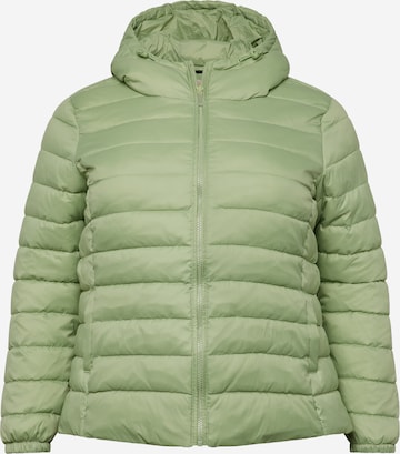 ONLY Carmakoma Between-Season Jacket 'Tahoe' in Green: front