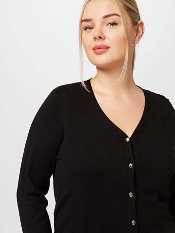 Geacă tricotată de la Dorothy Perkins Curve pe negru