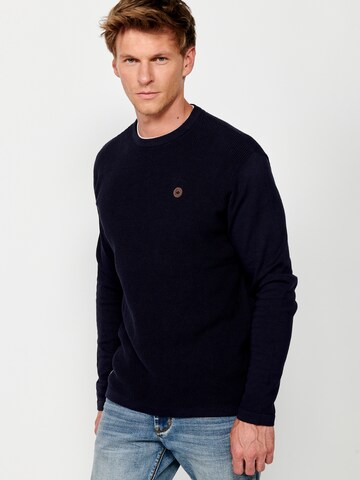 Pull-over 'Punto' KOROSHI en bleu