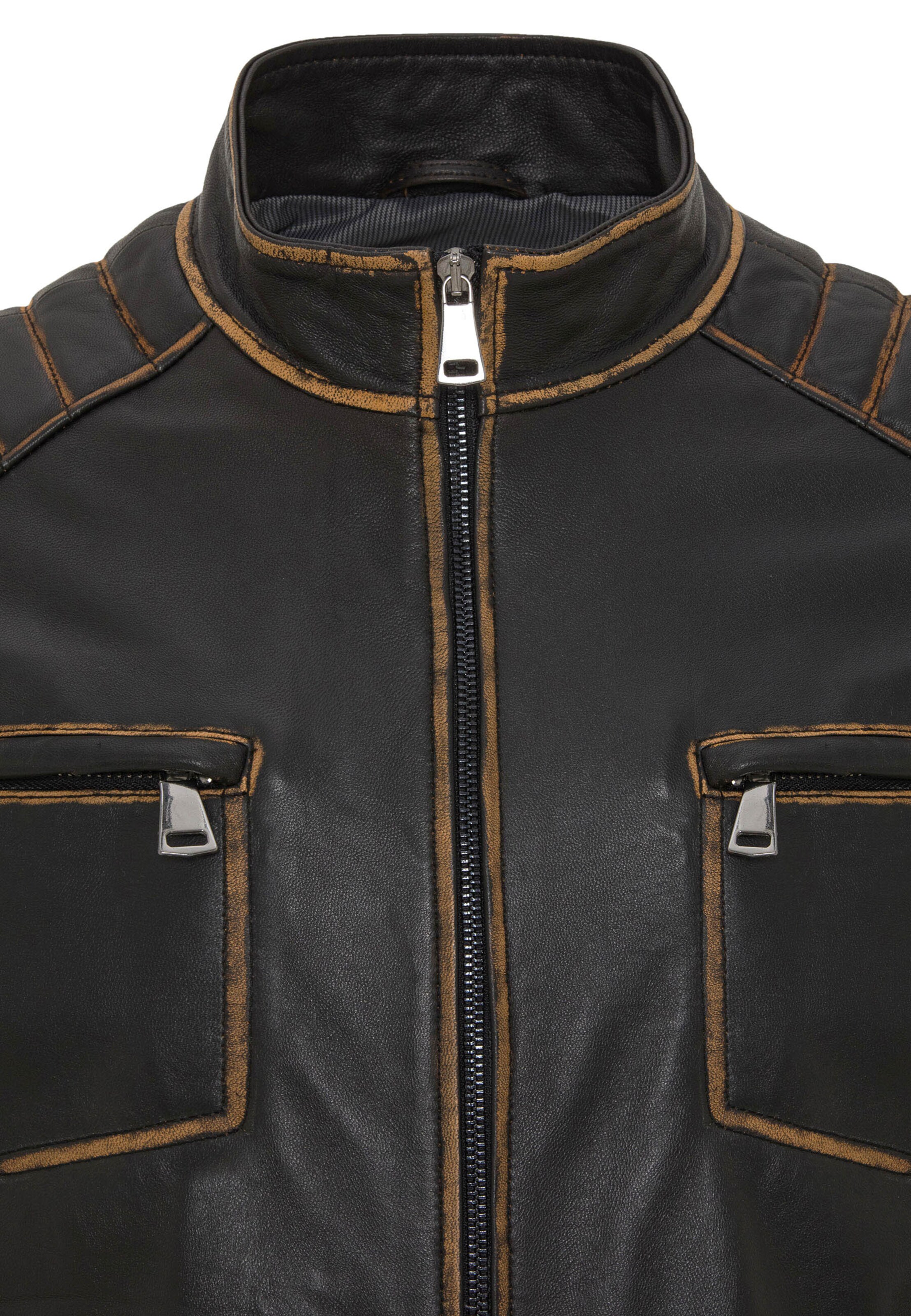 Jimmy Sanders Jacke in Schwarz