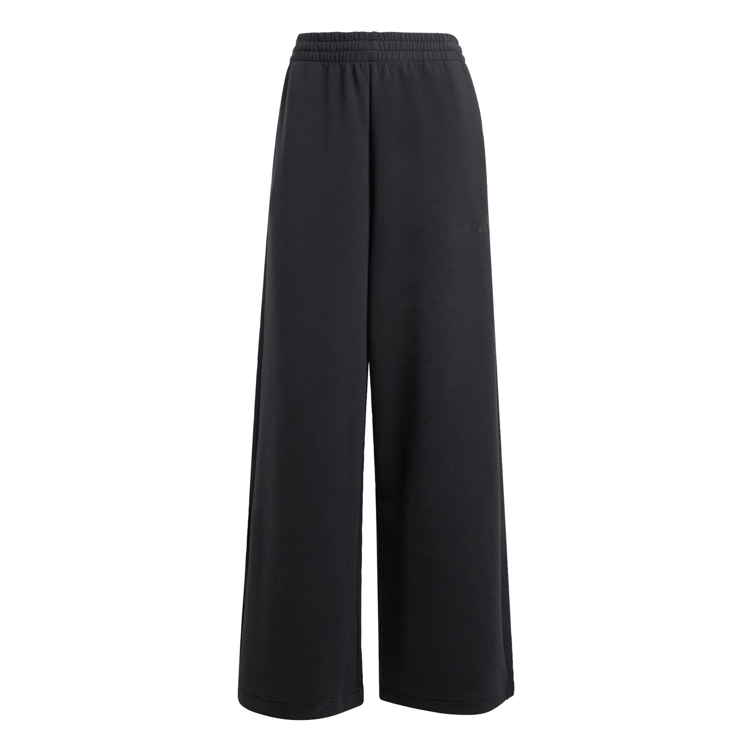 Wide leg Pantaloni sportivi di ADIDAS SPORTSWEAR in nero: frontale