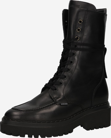 Nubikk Lace-up boot 'Fae Aubine' in Black: front