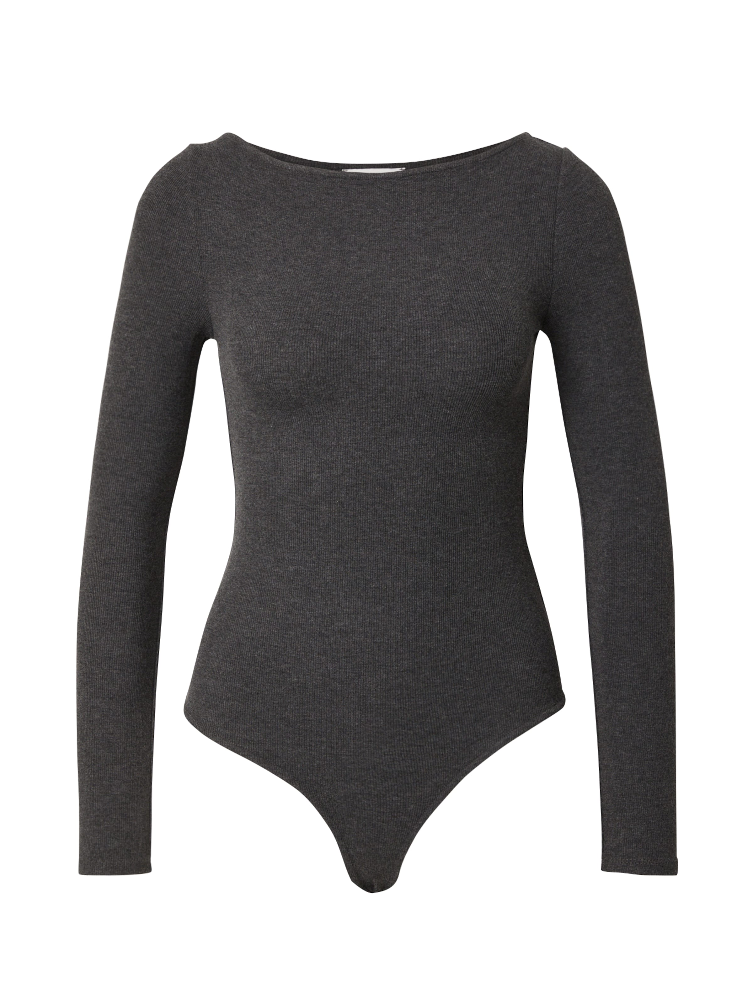 LeGer by Lena Gercke Shirtbody 'Adena' en gris foncé, Vue avec produit