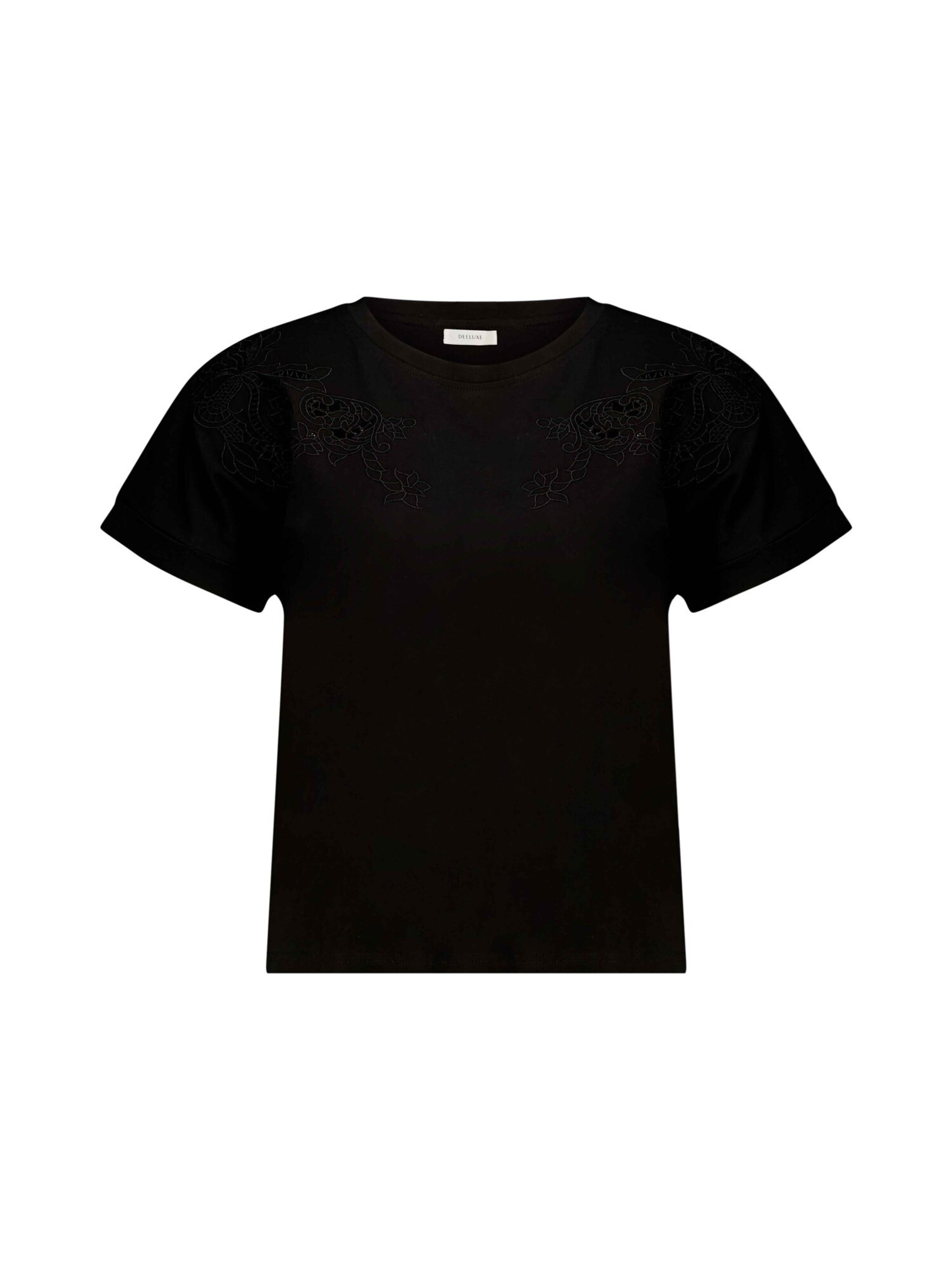 T-shirt ' SUYANA ' Deeluxe en noir : devant