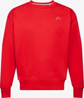 Sweat-shirt ESPRIT en rouge : devant