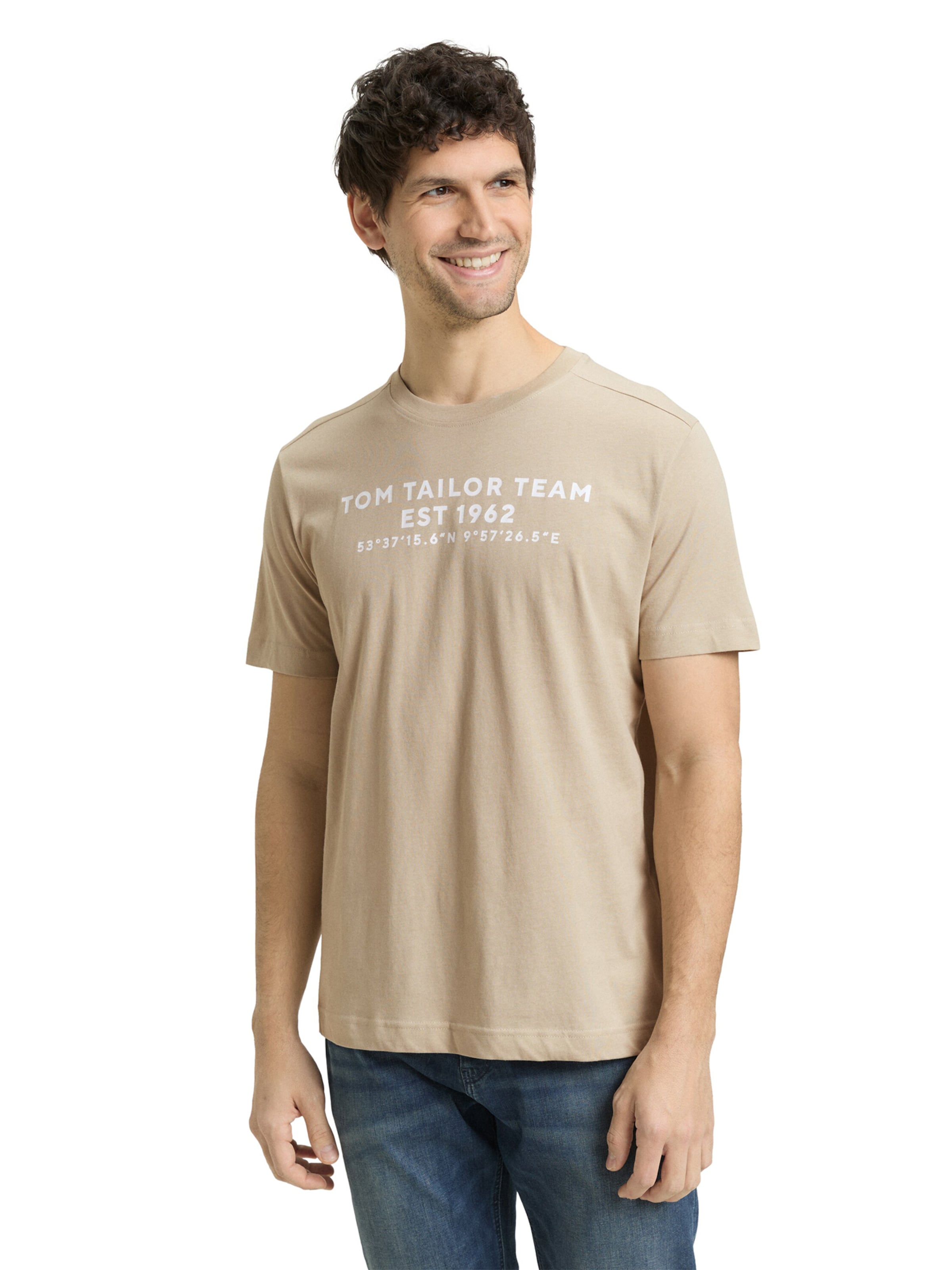 TOM TAILOR Tričko - Béžová: predná strana