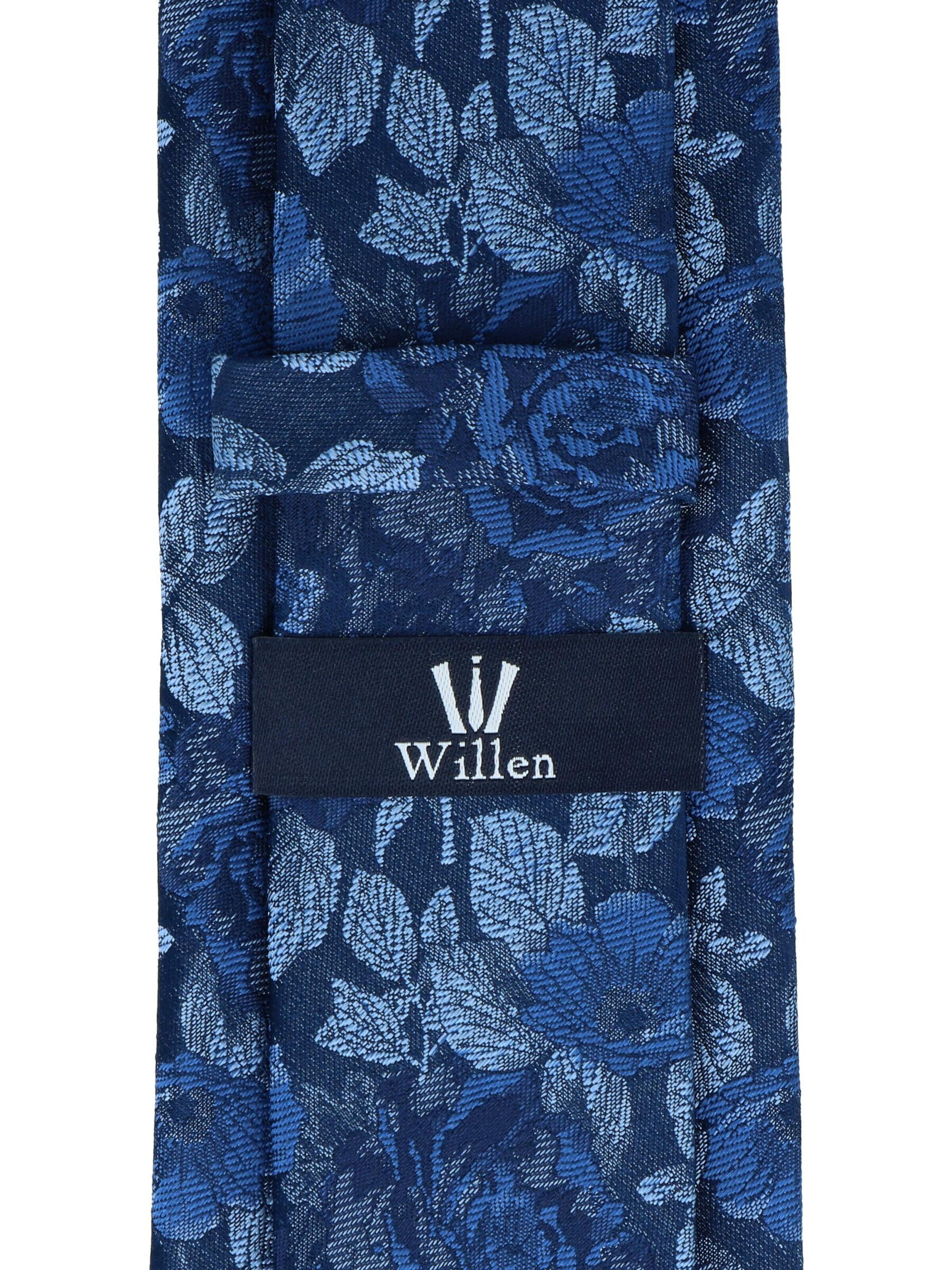 WILLEN Krawatte 'Millefleur Marine'‌‌‌‌‌‌ in Blau