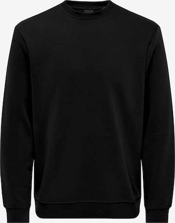 ONLY Sweatshirt in Black: front