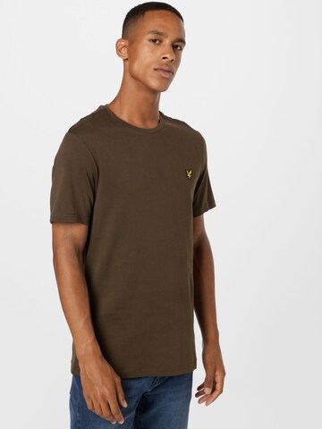 Lyle & Scott Тениска в кафяво: отпред