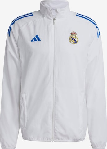 ADIDAS PERFORMANCE - Chaqueta deportiva 'Real' en blanco: frente
