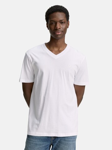 TOM TAILOR DENIM Shirt in White: front