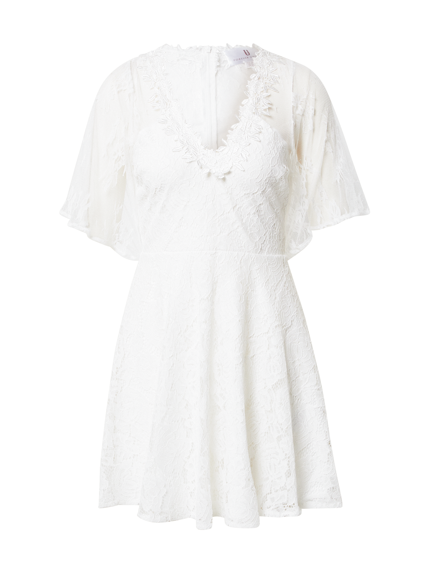 xpEBV Odzież Forever Unique Sukienka koktajlowa w kolorze Białym 