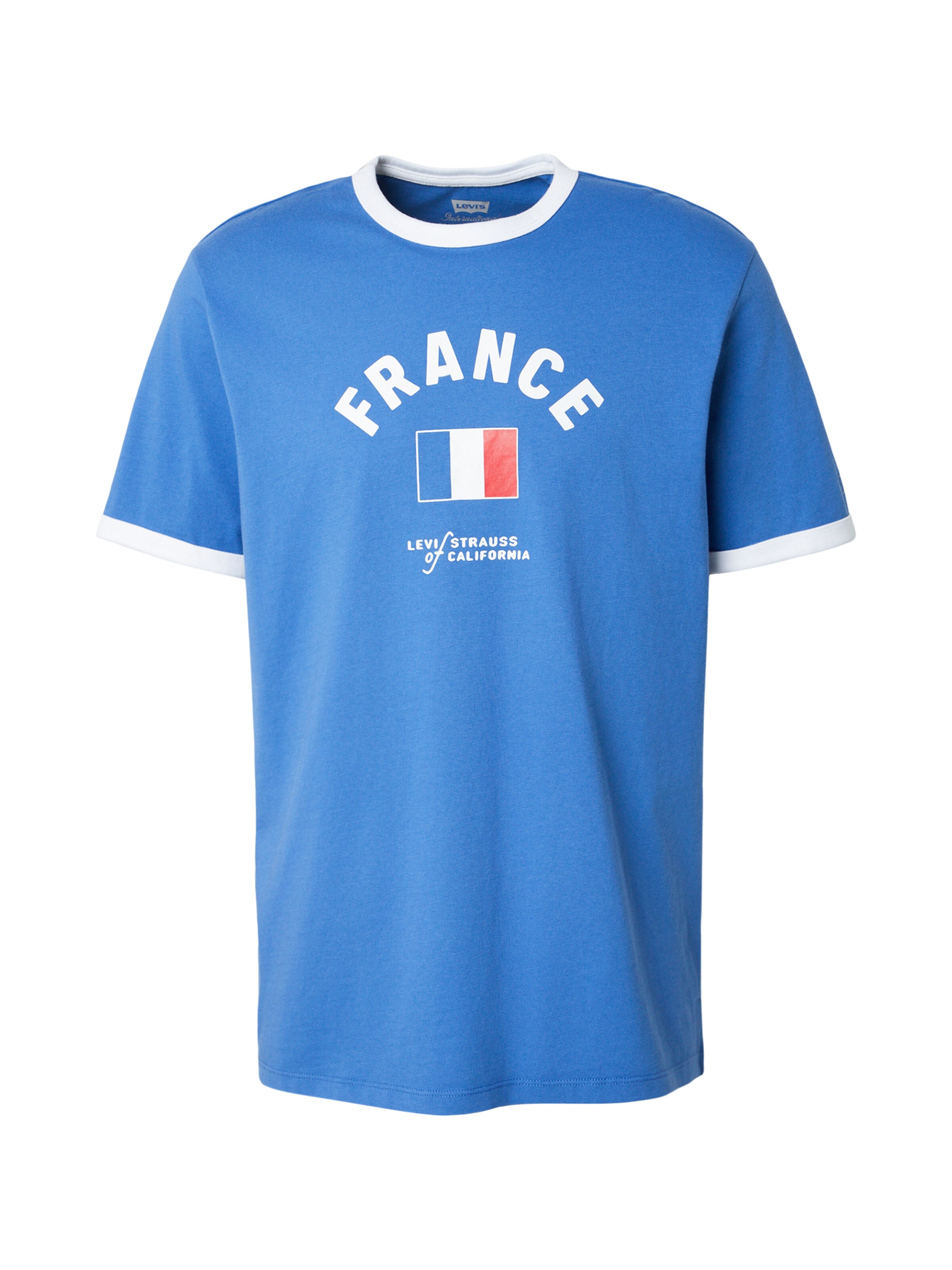 LEVI'S ® T-Shirt 'X WC RINGER' in Blau: Vorderseite