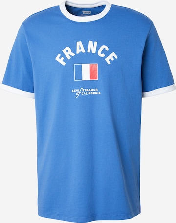 LEVI'S ® T-Shirt 'X WC RINGER' in Blau: Vorderseite