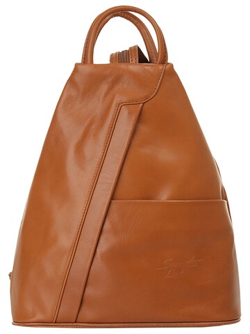 Samantha Look Backpack in Brown: front